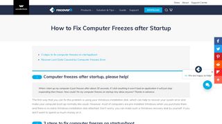 
                            6. How to Fix Computer Freezes after Startup - Recoverit Data Recovery