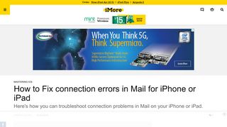 
                            9. How to Fix connection errors in Mail for iPhone or iPad | iMore