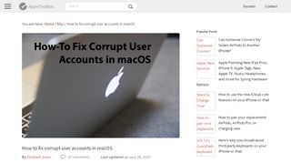 
                            7. How-To Fix Corrupt User Accounts in macOS - AppleToolBox