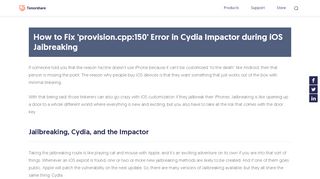 
                            11. How to Fix Cydia Impactor Error 150 during iOS 10/11 Jaibreaking