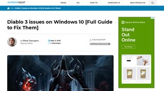 
                            7. How to fix Diablo 3 issues on Windows 10 - Windows Report