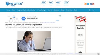 
                            9. How to Fix DIRECTV NOW's Login Error - Cord Cutters News