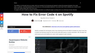 
                            8. How to Fix Error Code 4 on Spotify - Appuals.com