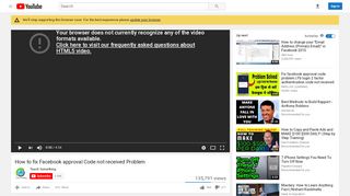 
                            10. How to fix Facebook approval Code not received Problem - YouTube