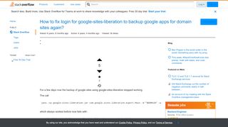 
                            13. How to fix login for google-sites-liberation to backup google apps ...