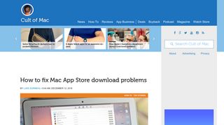 
                            11. How to fix Mac App Store download problems | Cult of Mac