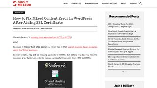 
                            12. How to Fix Mixed Content Error in WordPress After Adding SSL ...
