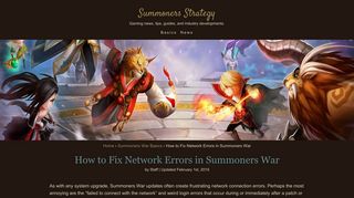 
                            12. How to Fix Network Errors in Summoners War - Summoners Strategy
