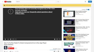 
                            7. How To Fix Nox Failed To Check Components Error In Nox App Player ...