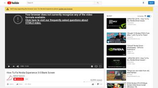 
                            7. How To Fix Nvidia Experience 3.0 Blank Screen - YouTube