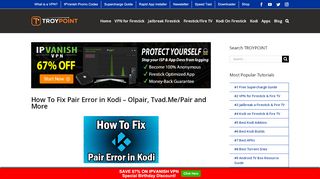 
                            5. How To Fix Pair Error in Kodi - Olpair, Tvad.Me/Pair and More