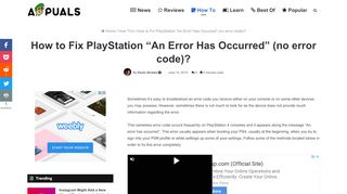 
                            9. How to Fix PlayStation “An Error Has Occurred” (no error code ...