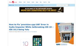 
                            5. How to Fix 'provision.cpp:168' Error in Cydia Impactor While ...