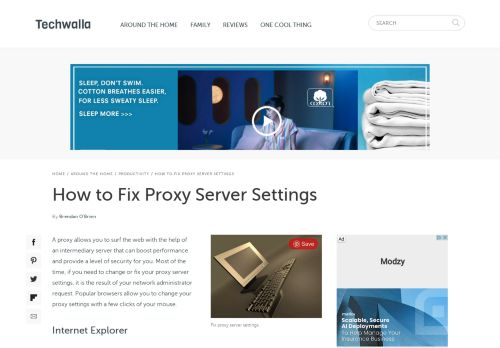 
                            9. How to Fix Proxy Server Settings | Techwalla.com