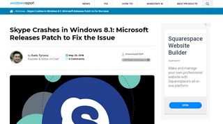 
                            9. How to fix Skype crashes in Windows 8.1 - official Microsoft Patch ...