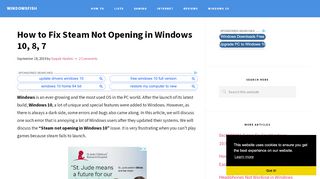 
                            12. How to Fix Steam Not Opening in Windows 10, 8, 7 - WindowsFish