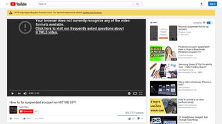 
                            3. How to fix suspended account on HIT ME UP!! - YouTube
