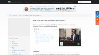 
                            11. How to Fix the Clash Royale Not Working Error - Clash Royalepedia