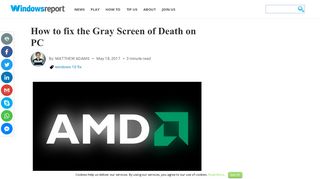 
                            6. How to fix the Gray Screen of Death on PC - Windows Report