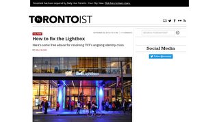 
                            6. How to fix the Lightbox - Torontoist