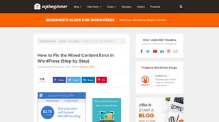 
                            5. How to Fix the Mixed Content Error in WordPress (Step by Step)