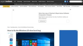 
                            11. How to fix the Windows 10 slow boot bug | Expert Reviews