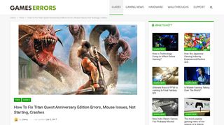 
                            6. How To Fix Titan Quest Anniversary Edition Errors, Mouse Issues, Not ...