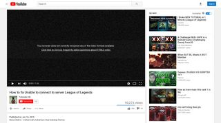 
                            7. How to fix Unable to connect to server League of Legends - YouTube