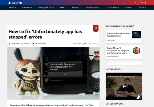 
                            10. How to fix 'Unfortunately app has stopped' errors | AndroidPIT