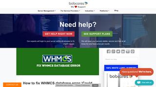 
                            9. How to fix WHMCS database error 'Could not connect to database ...