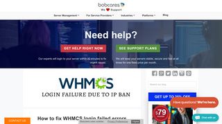 
                            10. How to fix WHMCS login failed errors caused by IP ban - Bobcares