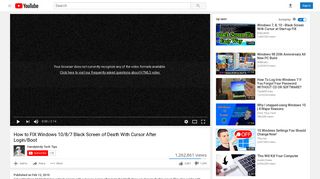 
                            12. How to FIX Windows 10/8/7 Black Screen of Death With Cursor After ...