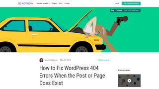 
                            7. How to Fix WordPress 404 Errors When the Post or Page Does Exist ...
