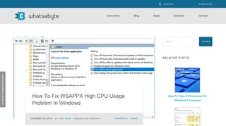 
                            13. How To Fix WSAPPX High CPU Usage Problem In Windows [Guide]