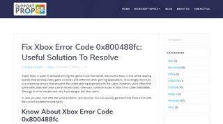 
                            13. How To Fix Xbox Error Code 0x800488fc: Call +1-888-869-4549