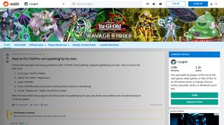 
                            9. How to Fix YGOPro not updating by its own. : yugioh - Reddit