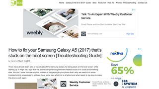 
                            6. How to fix your Samsung Galaxy A5 (2017) that's stuck on the boot ...