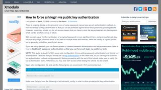 
                            11. How to force ssh login via public key authentication - Linux FAQ