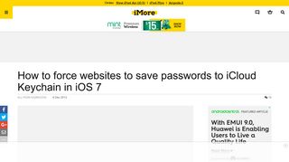 
                            5. How to force websites to save passwords to iCloud Keychain in iOS 7 ...