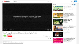 
                            1. How to Forget Employment ID Password l Login ... - YouTube