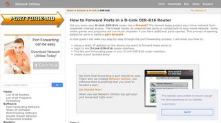 
                            11. How to Forward Ports in a D-Link DIR-816 Router - Port Forward
