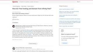 
                            8. How to free hosting and domain from infinity free - Quora