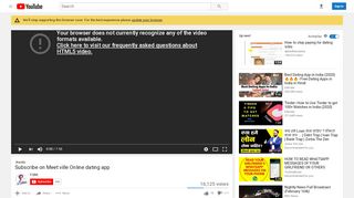 
                            8. How to Free Subscription on Meetville Online dating app - YouTube