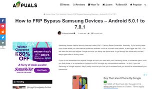 
                            11. How to FRP Bypass Samsung Devices - Android 5.0.1 to 7 ...