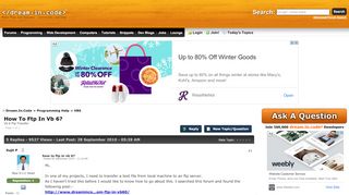 
                            11. How To Ftp In Vb 6? - VB6 | Dream.In.Code
