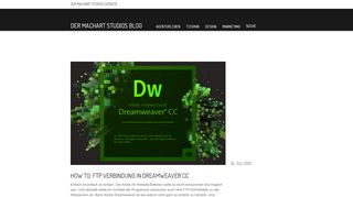 
                            4. How To: FTP Verbindung in Dreamweaver CC einrichten