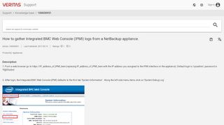 
                            8. How to gather Integrated BMC Web Console (IPMI) logs from a ...