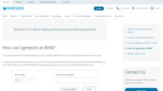 
                            13. How to generate an IBAN | Barclays