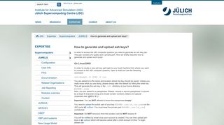 
                            8. How to generate and upload ssh keys? - Forschungszentrum Jülich