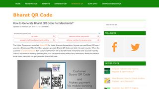 
                            5. How to Generate Bharat QR Code for Merchants & Shopkeepers?